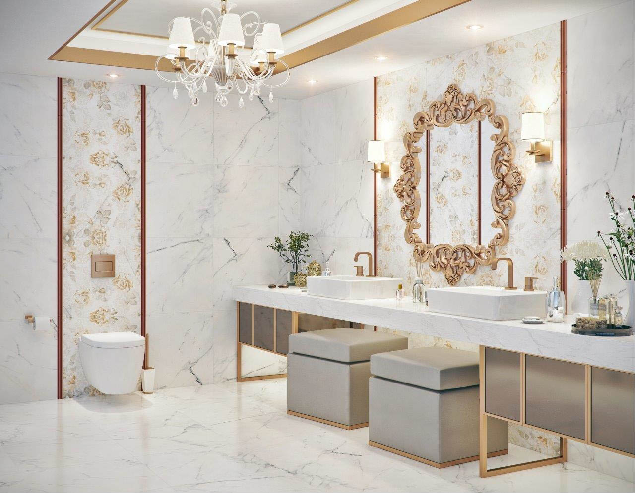 CALACATTA MARMI 60x120cm Hvid