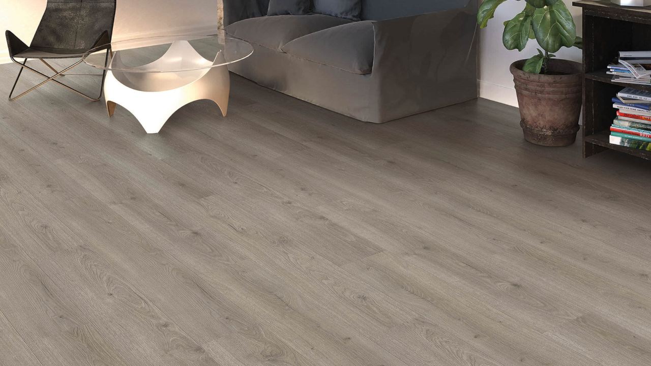 Haro laminatgulv TRITTY 100 Plank 4V eg Flavia grå (1)